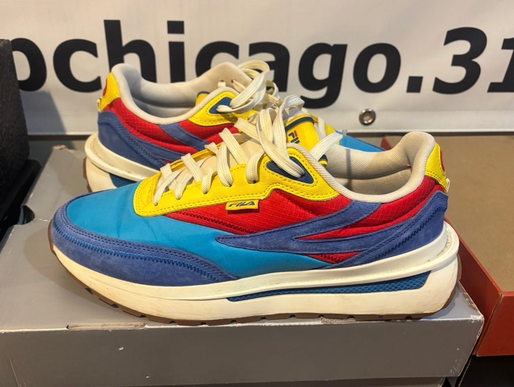 Fila Reno Blue Atomic Firey Red size 9