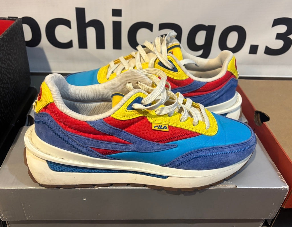 Fila Reno Blue Atomic Firey Red size 9